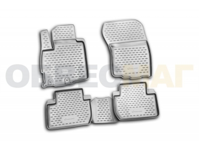 Коврики в салон полиуретан 4 штуки Element для Mitsubishi Outlander XL 2010-2012