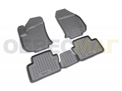 Коврики в салон полиуретан 4 штуки Element для Opel Zafira B 2005-2012