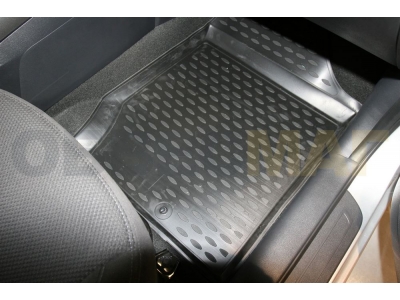 Коврики 3D в салон полиуретан 4 штуки Element для Kia Cerato Koup 2009-2012