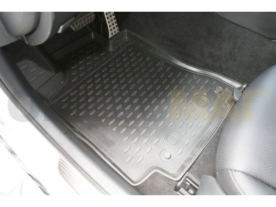 Коврики 3D в салон полиуретан 4 штуки Element для Mercedes-Benz C-Class W205 2014-2021