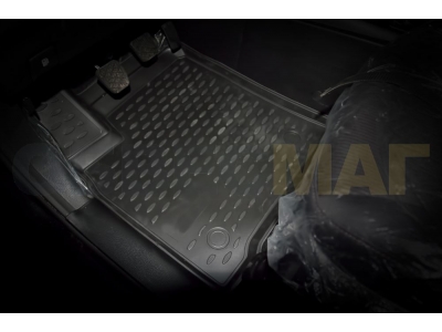 Коврики 3D в салон Element полиуретан 3 штуки для SsangYong Actyon 2013-2021