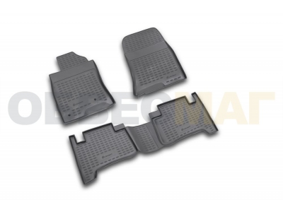 Коврики в салон полиуретан 4 штуки Element для Toyota Land Cruiser Prado 120 2002-2009