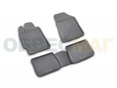 Коврики в салон полиуретан 4 штуки Element для Toyota Camry 2006-2011