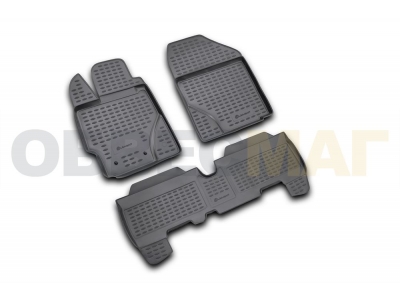 Коврики в салон полиуретан 3 штуки Element для Toyota Yaris 2005-2011