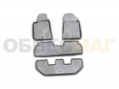 Коврики в салон полиуретан 4 штуки Element для Toyota Corolla Verso 2001-2008