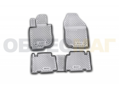 Коврики в салон полиуретан 4 штуки Element для Toyota RAV4 Длинная база 2006-2013
