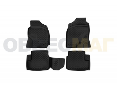 Коврики в салон полиуретан 4 штуки Element для Toyota RAV4 2000-2005