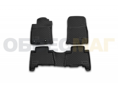 Коврики в салон полиуретан 4 штуки для 5 мест Element для Toyota Land Cruiser Prado 150 2013-2021
