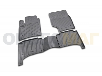Коврики в салон полиуретан бежевые 4 штуки Element для Volkswagen Touareg 2002-2010 NLC.51.01.212