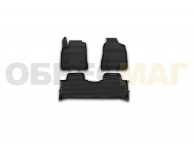 Коврики в салон полиуретан 3 штуки Element для SsangYong New Actyon 2010-2021
