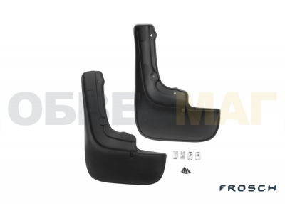 Брызговики задние 2 штуки с расширителями и подкрылками Frosch для Citroen Jumper/Peugeot Boxer 2006-2021