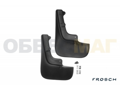 Брызговики передние 2 штуки с расширителями и подкрылками Frosch для Citroen Jumper/Peugeot Boxer 2006-2021