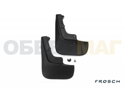 Брызговики задние 2 штуки с расширителями арок Frosch для Peugeot Boxer 2006-2021