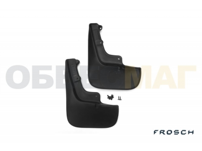 Брызговики передние 2 штуки с расширителями арок Frosch для Peugeot Boxer 2006-2021