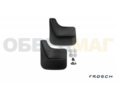 Брызговики задние Autofamily на седан 2 шт. Frosch для Geely Emgrand EC7 2012-2016