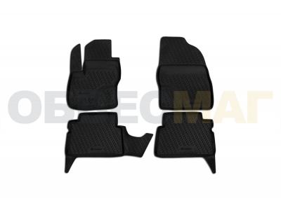 Коврики в салон полиуретан 4 штук Element для Ford Focus C-Max 2003-2010
