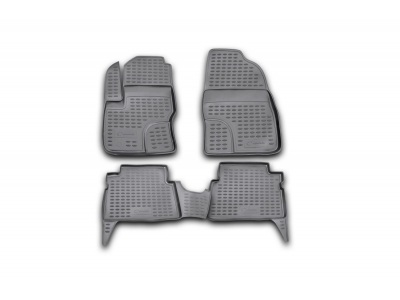 Коврики в салон полиуретан 4 штуки Autofamily для Ford Focus C-Max 2003-2010