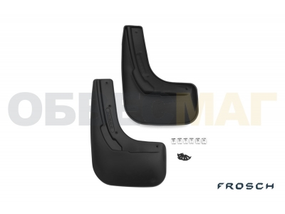 Брызговики задние Frosch на седан 2 шт в коробке для Volkswagen Polo 2015-2020
