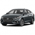 Защита бамперов Hyundai Accent