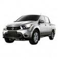 Защита бамперов SsangYong Actyon Sports