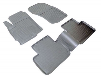 Коврики в салон Norplast полиуретан чёрные для Mitsubishi Outlander 2012-2021