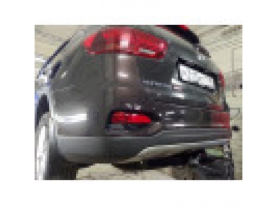 Фаркоп Бизон, тип шара Е, съёмный для Hyundai Santa Fe/Kia Sorento Prime 2015-2020