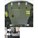 Защита картера и КПП Мотодор сталь 2 мм для Mitsubishi Colt 2003-2008