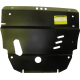 Защита картера и КПП Мотодор сталь 3 мм для Honda Ridgeline/Pilot 2005-2008