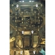 Защита картера, КПП и дифференциала Мотодор сталь 3 мм для Toyota Land Cruiser Prado 150 2009-2020 12516