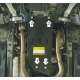 Защита КПП и РК Мотодор сталь 3 мм для Lexus GS300/GS350 2005-2018