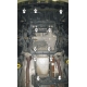 Защита картера, КПП и дифференциала Мотодор сталь 3 мм для Jeep Grand Cherokee 2010-2013
