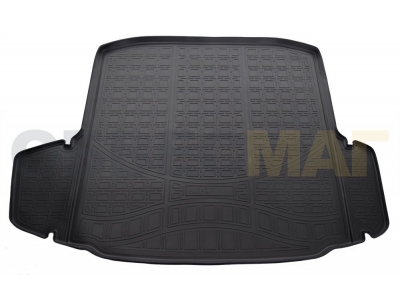 Коврик в багажник Norplast полиуретан чёрный на хетчбек для Skoda Octavia A7 2013-2020
