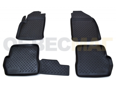 Коврики в салон Norplast полиуретан чёрные для Ford Fusion 2002-2012