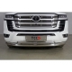 Защита переднего бампера двойная 76-60 мм для Toyota Land Cruiser 300 70TH ANNIVERSARY 2021–н.в.