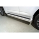 Защита порогов 50 мм 70TH ANNIVERSARY ТСС для Toyota Land Cruiser 300 2021-2022