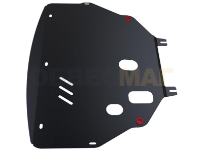 Защита картера и КПП Автоброня сталь 2 мм для Citroen Berlingo/Renault Kangoo/Peugeot Partner 1996-2008