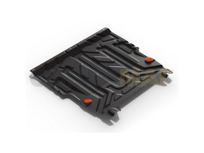 Защита картера и КПП Автоброня для 1,3/1,4/1,6 сталь 2 мм для Ford Fusion/Fiesta 2001-2012