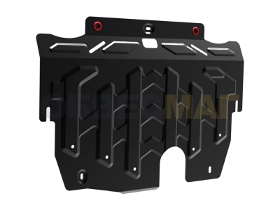 Защита картера и КПП Автоброня для 1,6/2,0/2,2/2,3 сталь 2 мм для Ford Galaxy/Mondeo/S-Max 2006-2015