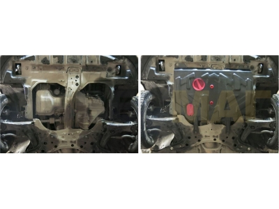 Защита картера Автоброня для 1,5 и 1,8 сталь 2 мм для Geely Emgrand 7/Emgrand EC7/Vision 2008-2016