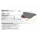 Защита картера и КПП Автоброня для 2,0 и 2,4 сталь 2 мм для Honda Accord 2008-2013