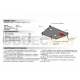 Защита картера и КПП Автоброня для 1,8 сталь 2 мм на седан для Honda Civic 2006-2012
