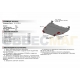 Защита картера и КПП Автоброня для 1,5 сталь 2 мм для Hyundai Accent 2006-2011