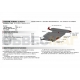 Защита картера и КПП Автоброня для 1,6 сталь 2 мм для Nissan Almera/Almera Classic 2000-2013