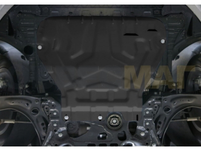 Защита картера и КПП Автоброня для 1,4TFSI/1,8TSI/1,6MPI сталь 2 мм для Skoda Octavia A7 2013-2020