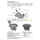 Защита картера и КПП Автоброня сталь 2 мм для Volkswagen/Skoda/Seat/Audi 2006-2021
