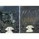 Защита картера и КПП Rival увеличенная для 1,5/1,6/2,0/2,5 сталь 2 мм для Mazda 3/6/CX-5 2011-2021