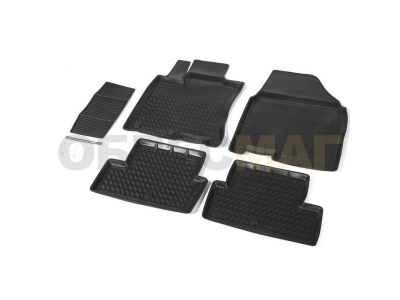 Коврики салона Rival полиуретан 5 штук для Nissan Qashqai 2007-2014