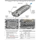 Защита КПП АБС-Дизайн композит 6 мм для Infiniti Q50 2013-2021