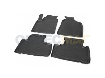 Коврики салона Rival полиуретан 4 штуки для SsangYong Actyon 2010-2021
