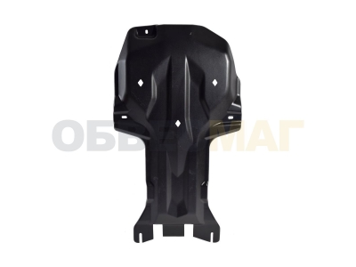 Защита картера, КПП и РК АБС-Дизайн 2 части с сеткой композит 10 мм для Toyota Land Cruiser 200/Lexus LX 570 2015-2021
